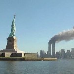 National Park Service - Statue of Liberty and World Trade Center fire