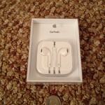 Apple EarPods still in the box