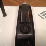 Close-up of the top on the Brookstone Rover App Controlled Spy Tank