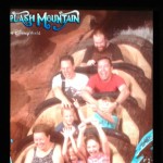 See that guy in the back seat looking at his iPhone as he plummets down Splash Mountain at Disney World? Yeah, that's Ray. No, we have no idea what they guys in front of him were doing.
