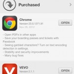 Google Chrome Update in the App Store