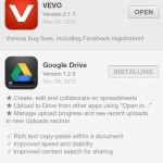 Google Drive update in the App Store