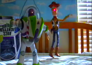 Buzz And Woody Face Off In Live Action Toy Story!