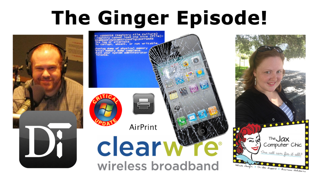 Elizabeth Pampalone, Blue Screen of Death, Busted iPad, Critical Updates, Air Print, Clearwire