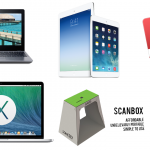 Macbook Pro, Mac Pro, Scanbox, FineScanner, iPad Air and iPad Mini