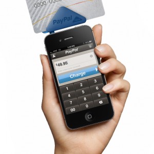 PayPal, one of the first online transaction companies, got into the mobile payment game with the PayPal Here. Image credit: PayPal