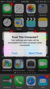 Trust is an important part of any relationship, especially the one between a smartphone and a computer.