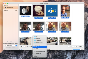 You could even choose to import your pictures and videos to iPhoto, but no one really knows why you would want to do that.