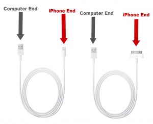 USB to Lightning Cable And USB to 30-Pin Cable