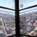 New York City 1789 as seen in the elevators at One World Trade Center