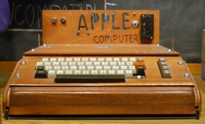 An example of an early Apple I computer on display in the Smithsonian Museum. Photo credit: Ed Uthman / Flickr